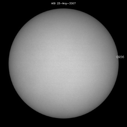 Sunspot regions