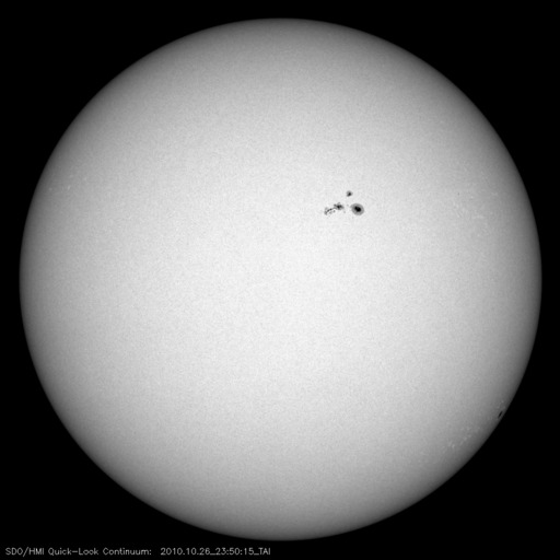 Sunspot regions