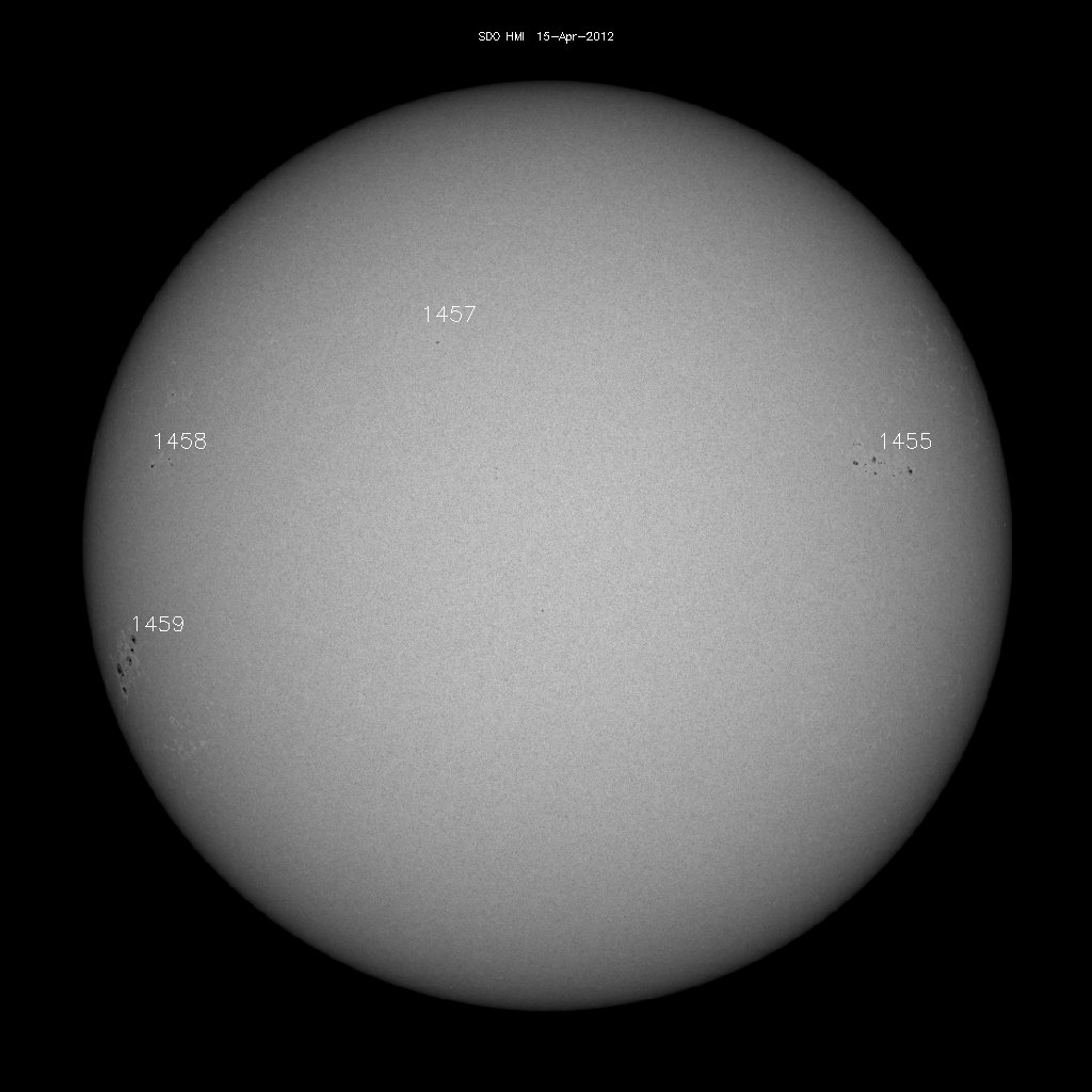 Sunspot regions