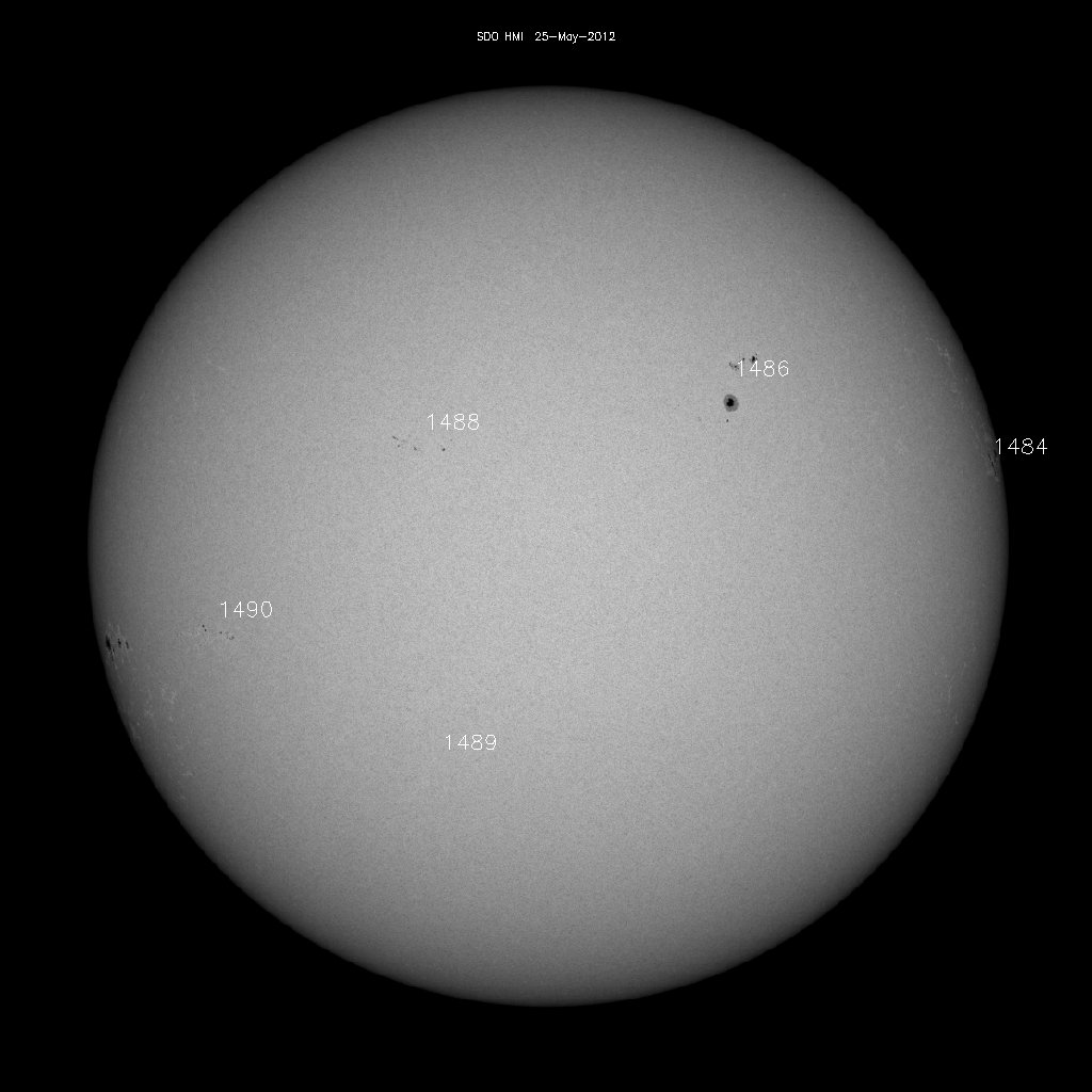Sunspot regions
