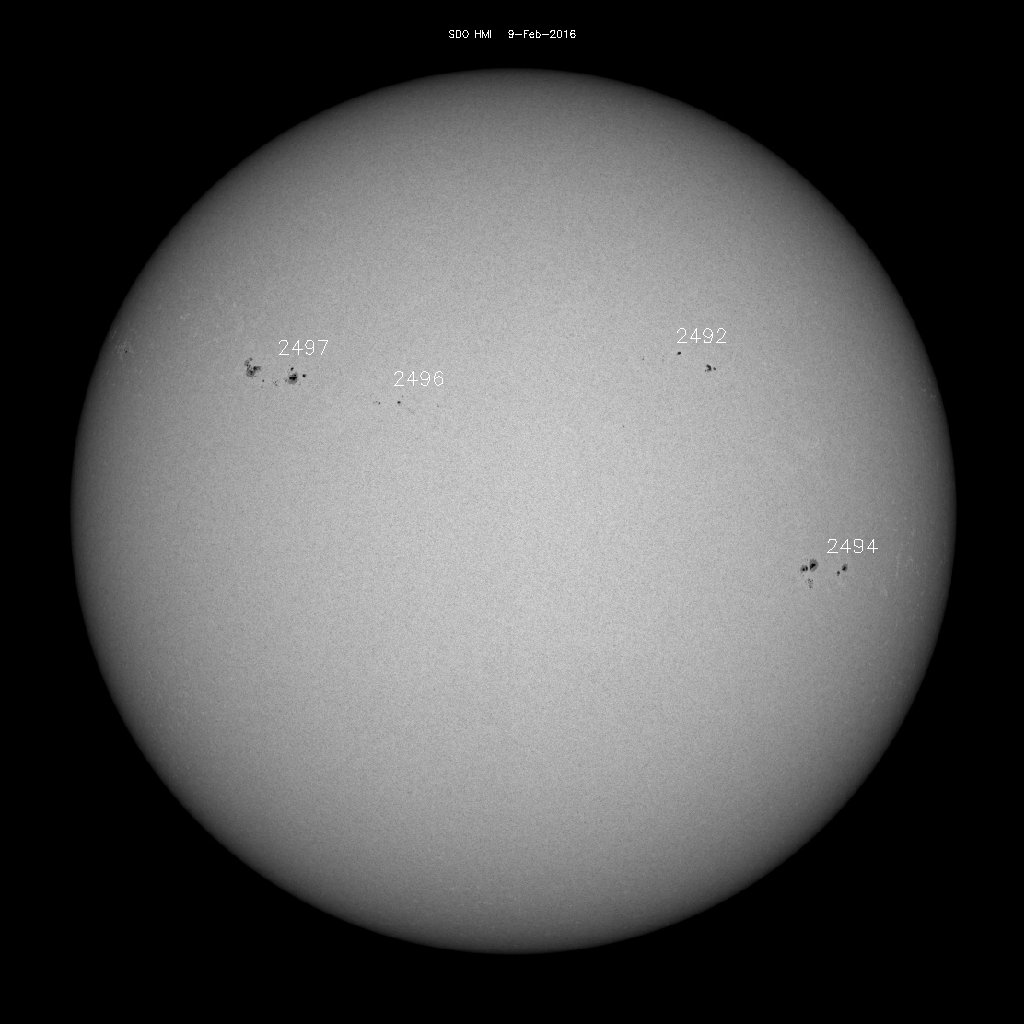 Sunspot regions