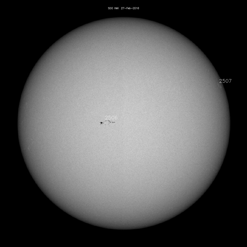 Sunspot regions
