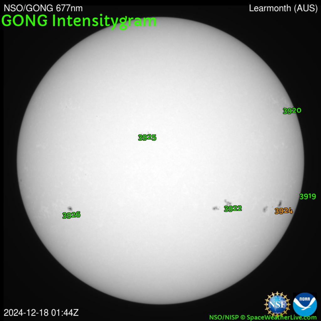 Sunspot regions