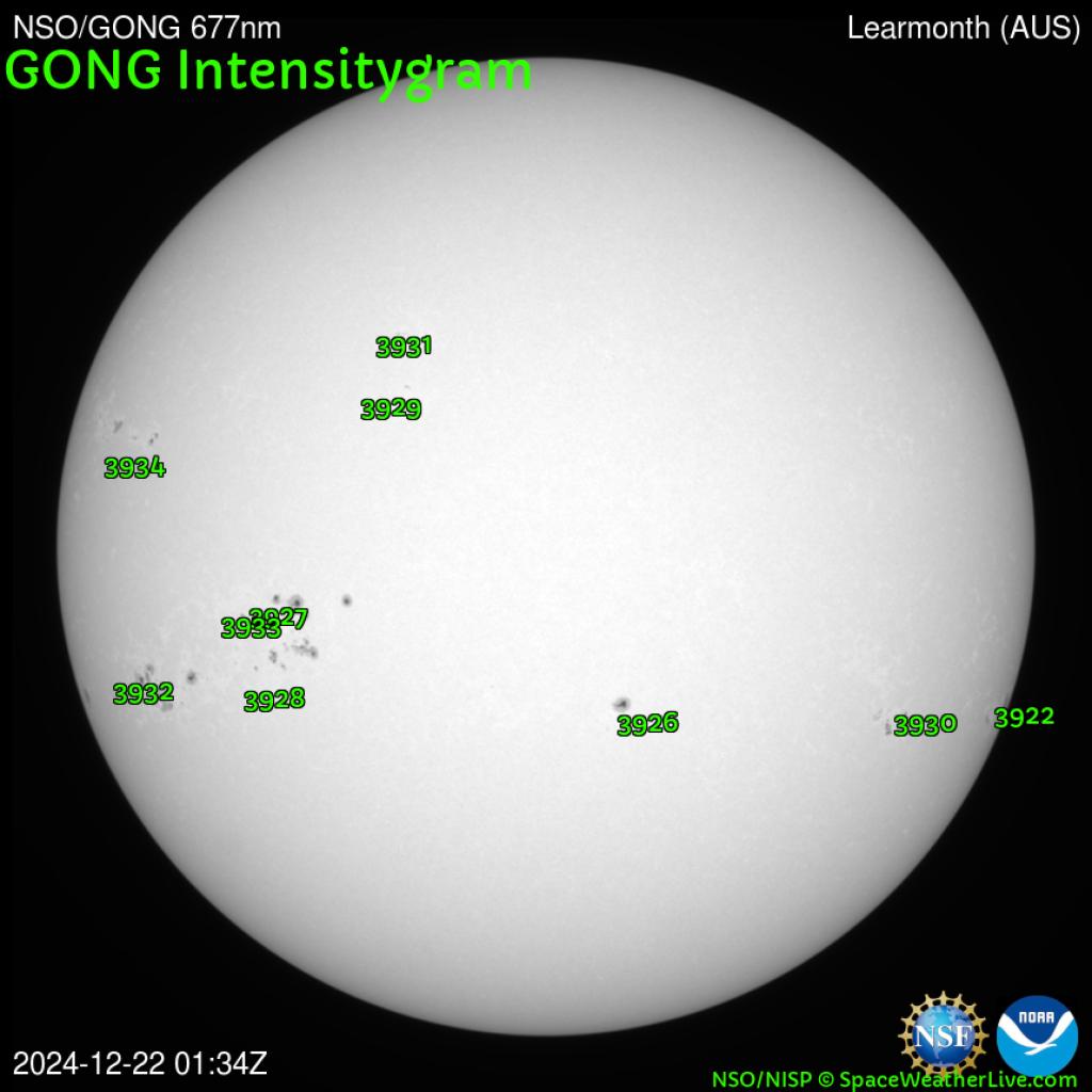 Sunspot regions