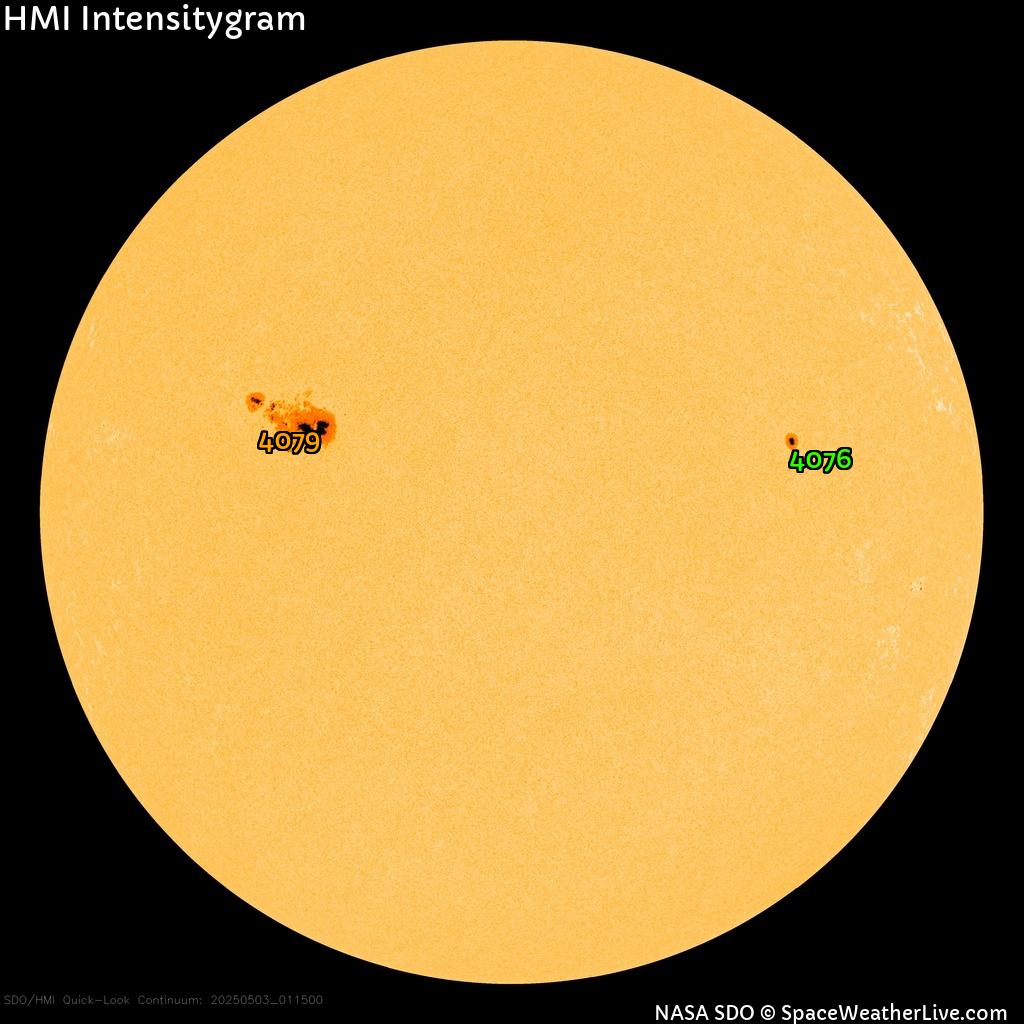 Sunspot regions