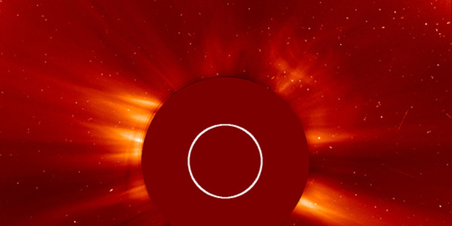 Two coronal mass ejections, G3 storm watch